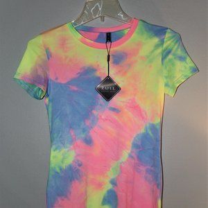 Zaful Rainbow Tie-dye Dress